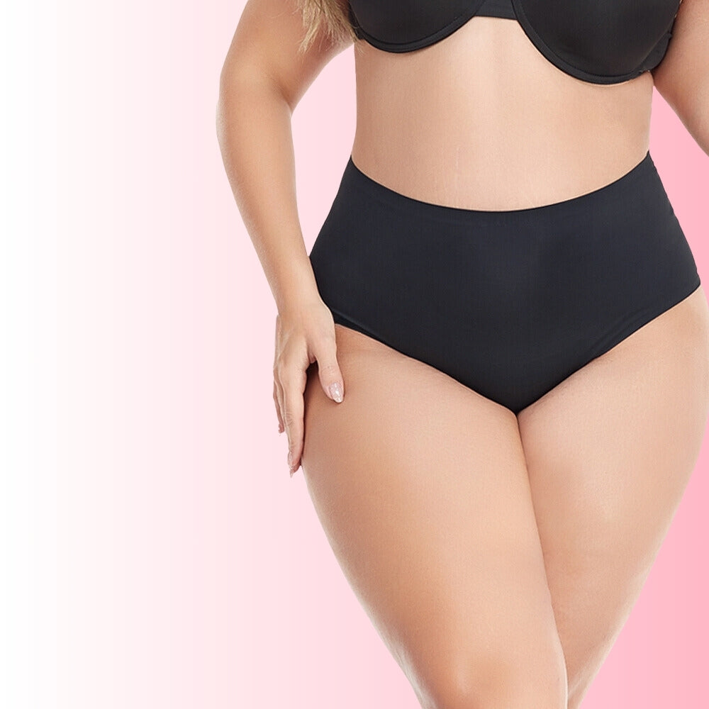 Culotte menstruelle taille haute sans couture
